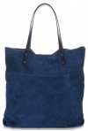 GEANȚĂ DIN PIELE shopper bag Vittoria Gotti bleumarin V8267
