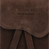 GEANȚĂ DIN PIELE universală Vittoria Gotti ciocolatiu V6256C