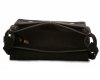 GEANȚĂ DIN PIELE tip poștaș Genuine Leather negru 1643