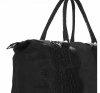 GEANȚĂ DIN PIELE cufăr Genuine Leather negru 1175