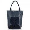 GEANȚĂ DIN PIELE shopper bag Roberto Ricci bleumarin 19148
