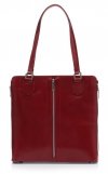 GEANȚĂ DIN PIELE clasică Genuine Leather roșu J6088