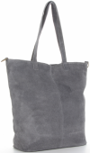 GEANȚĂ DIN PIELE universală Genuine Leather gri 805