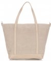 GEANȚĂ DIN PIELE shopper bag Vittoria Gotti bej V2939