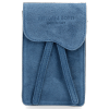 GEANȚĂ DIN PIELE universală Vittoria Gotti denim V6256C