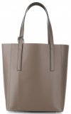 Kožené kabelka shopper bag Vittoria Gotti zemitá V3121