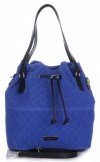 Dámska kabelka shopper bag Vittoria Gotti kobaltová V1005