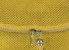 Kožené kabelka listonoška Genuine Leather žltá A20E
