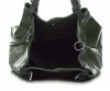 Kožené kabelka shopper bag Vittoria Gotti fľašková zelená V2L