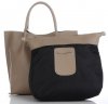 Kožené kabelka shopper bag Vittoria Gotti zemitá V355