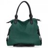 Dámska kabelka shopper bag Hernan fľašková zelená HB0135
