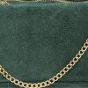 Kožené kabelka univerzálna Vittoria Gotti fľašková zelená B40