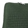 Kožené kabelka listonoška Genuine Leather fľašková zelená A7