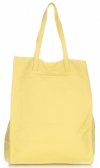 Kožené kabelka shopper bag Vittoria Gotti žltá V8622