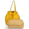 Kožené kabelka shopper bag Genuine Leather žltá 1158