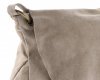 Kožené kabelka listonoška Genuine Leather tmavo béžová 1324