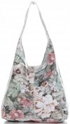 Kožené kabelka shopper bag Vittoria Gotti béžová VF9802
