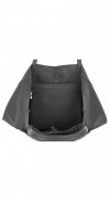 Kožené kabelka shopper bag Vittoria Gotti šedá V577