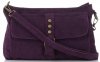 Kožené kabelka listonoška Vittoria Gotti fialová V71014