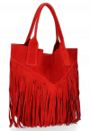 Dámska kabelka shopper bag Vittoria Gotti červená VPOS9