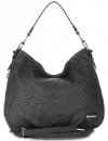 Kožené kabelka shopper bag Vittoria Gotti šedá V80013