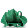 Kožené kabelka shopper bag Vittoria Gotti dračia zelená V775