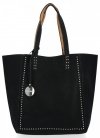 Dámska kabelka shopper bag Diana&Co čierna DTL165-3
