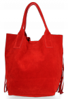 Dámska kabelka shopper bag Vittoria Gotti červená VPOS9