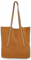 Kožené kabelka shopper bag Vittoria Gotti ryšavá V6590C