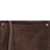 Kožené kabelka listonoška Vittoria Gotti čokoládová VPOS4