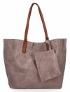 Dámská kabelka shopper bag Herisson tmavo béžová H8805