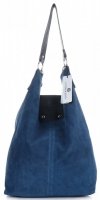 Kožené kabelka shopper bag Vittoria Gotti jeans V3292C