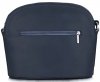 Kožené kabelka listonoška Genuine Leather tmavo modrá E4098