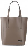 Kožené kabelka shopper bag Vittoria Gotti zemitá V3121