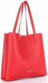 Kožené kabelka shopper bag Vittoria Gotti červená V694150