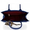 Dámska kabelka kufrík Herisson modrá 1802A253