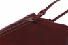 Kožené kabelka listová kabelka Genuine Leather hnedá 491