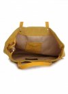 Kožené kabelka shopper bag Vittoria Gotti žltá V915
