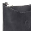 Kožené kabelka listonoška Genuine Leather šedá 6001
