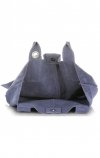 Kožené kabelka shopper bag Vittoria Gotti indigo V5190