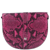 Kožené kabelka listonoška Vittoria Gotti fialová V5751COCO