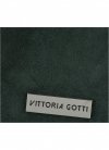 Kožené kabelka shopper bag Vittoria Gotti fľašková zelená V501