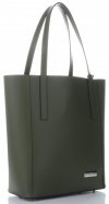 Kožené kabelka shopper bag Vittoria Gotti khaki V3121