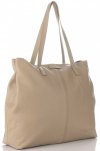 Kožené kabelka shopper bag Vittoria Gotti zemitá V5705