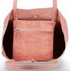 Kožené kabelka shopper bag Vittoria Gotti ružová V299COCO