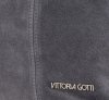 Kožené kabelka shopper bag Vittoria Gotti šedá V3076