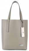Kožené kabelka shopper bag Vittoria Gotti béžová V3121