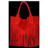 Dámska kabelka shopper bag Vittoria Gotti červená VPOS9