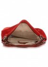 Kožené kabelka univerzálna Genuine Leather červená 17