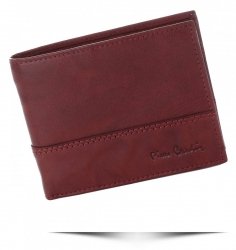 Pierre Cardin Pánská kožená peněženka Bordová